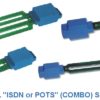 ADSL POTS and ISDN COMBO splitter for CO