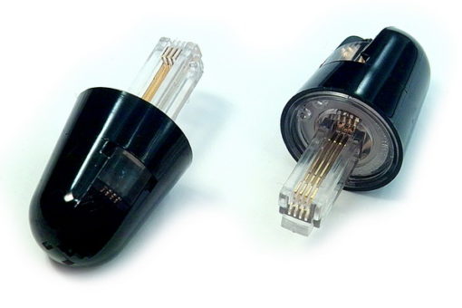 Anti twist adapter for telephone headset