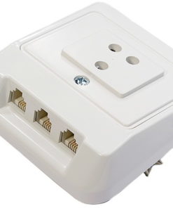 Telephone adapters, cords, wall sockets
