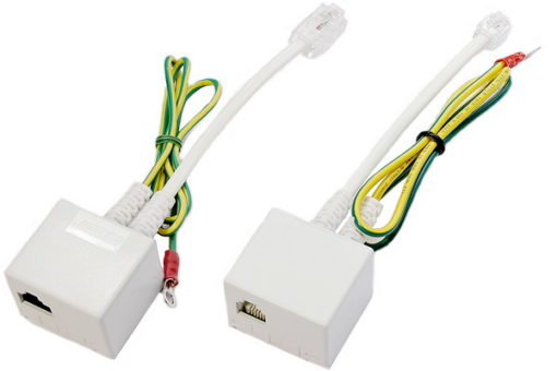 Overvoltage protectors for POTS ISDN and ADSL VDSL lines