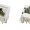 PCB modular Ethernet LAN jack 8C
