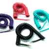 Spiral cords for telephone