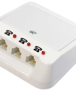 Telephone modular wall sockets with AUTOMATIC SWITCH